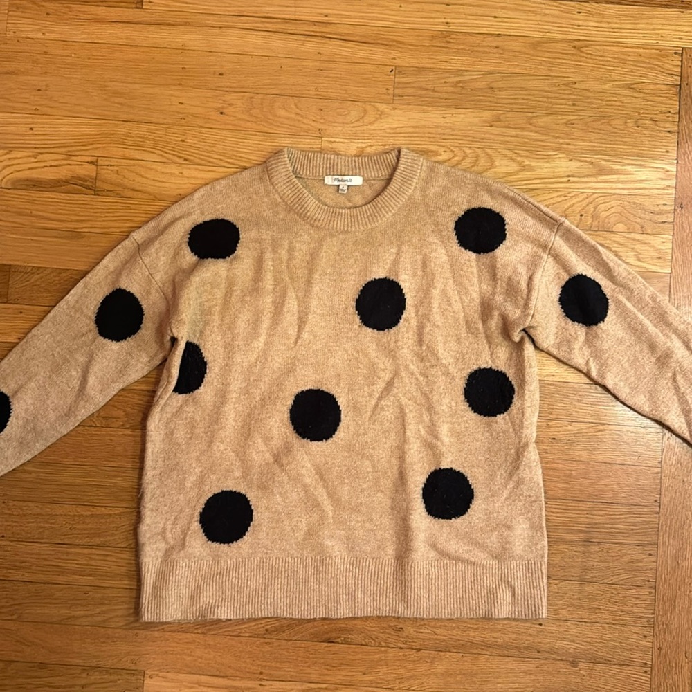 Polka dot Madewell sweater -S